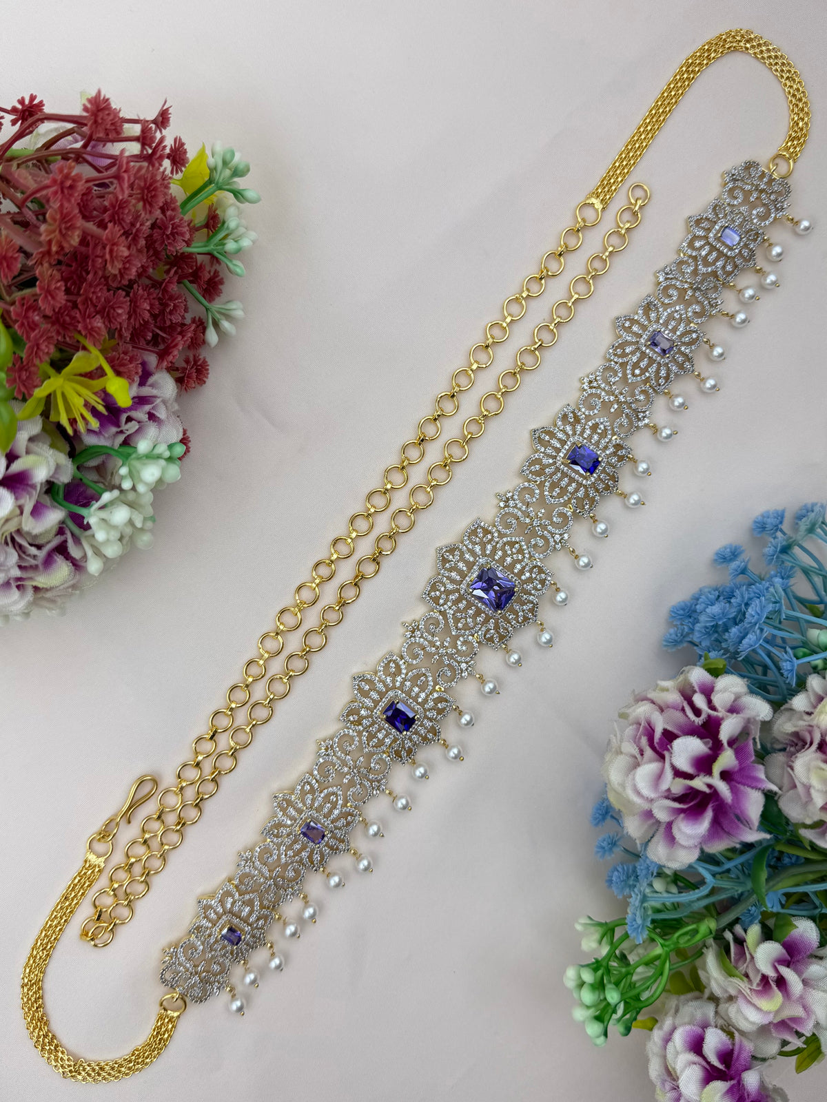 Hina American Diamond Kamarpatta
