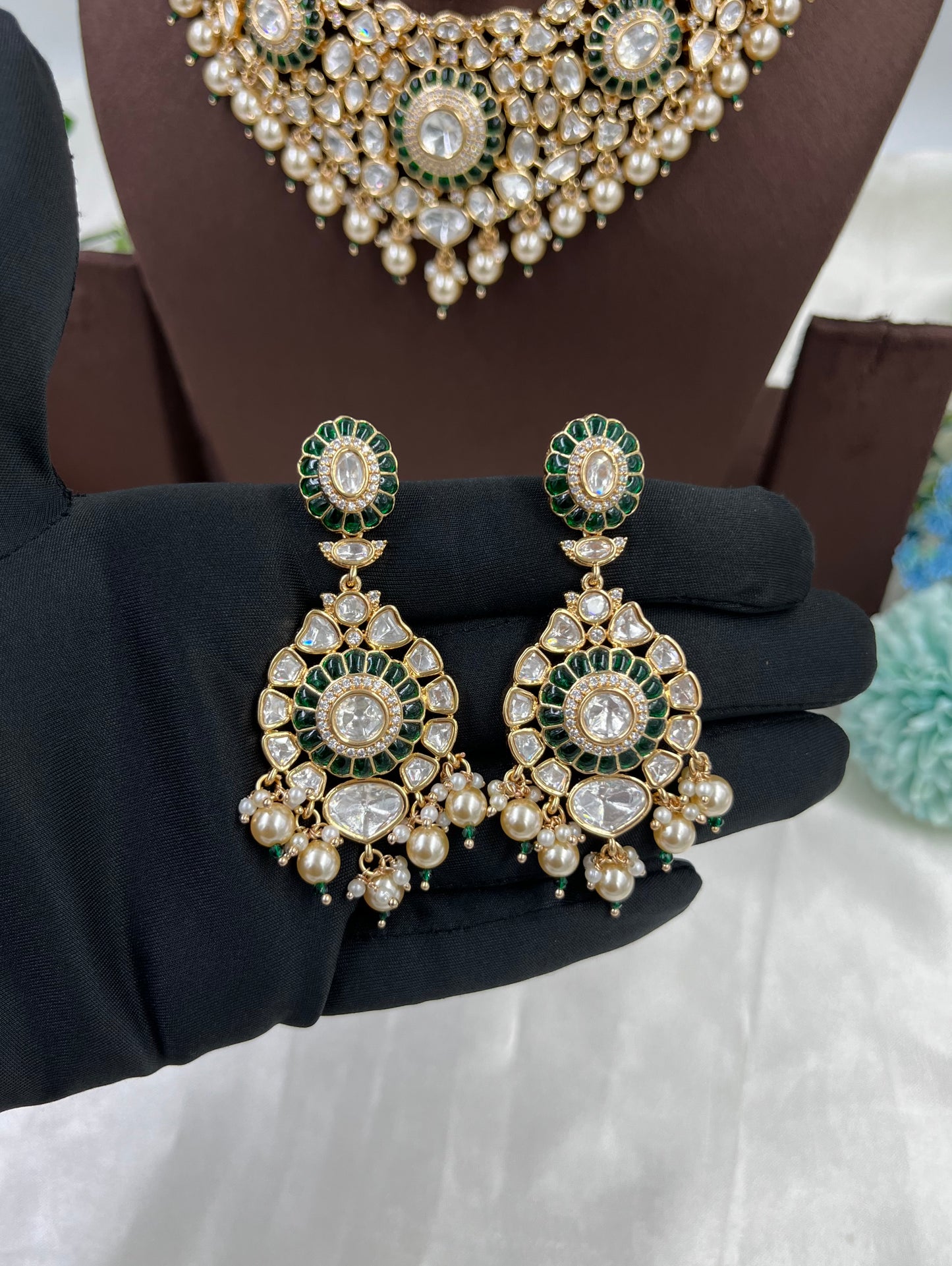 Premium Moissanite Kundan Necklace