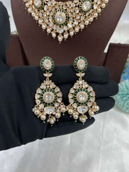 Premium Moissanite Kundan Necklace