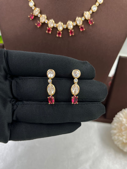 Shreya Moissanite Necklace