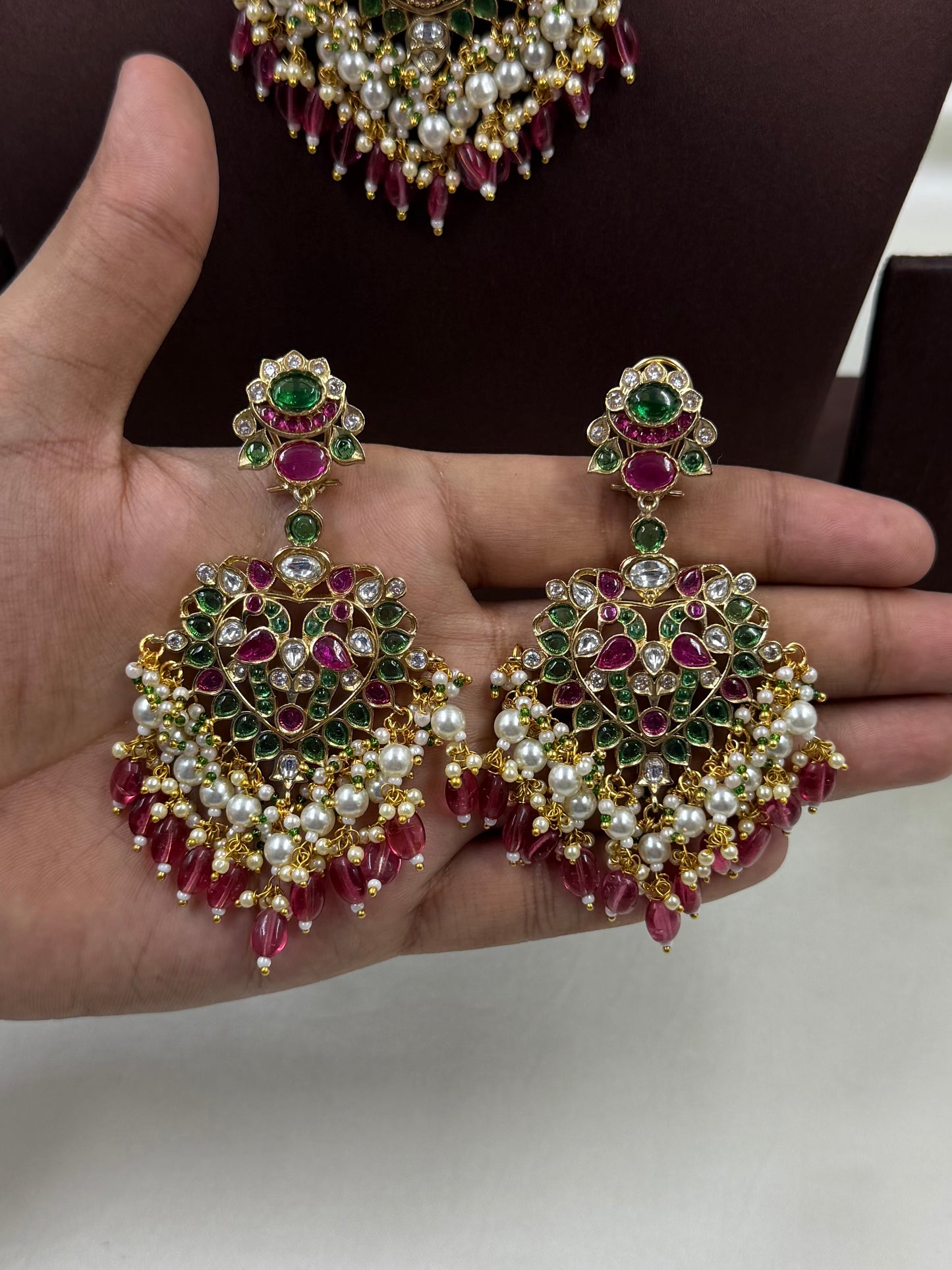 Sayali Polki Kundan Necklace Set
