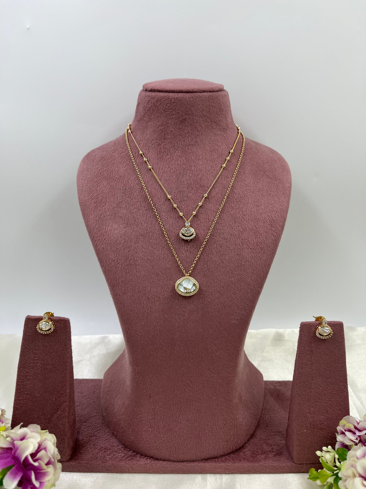 Kritika Dual Shine Necklace Set