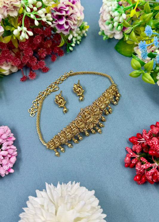 Saumya Temple Choker Necklace