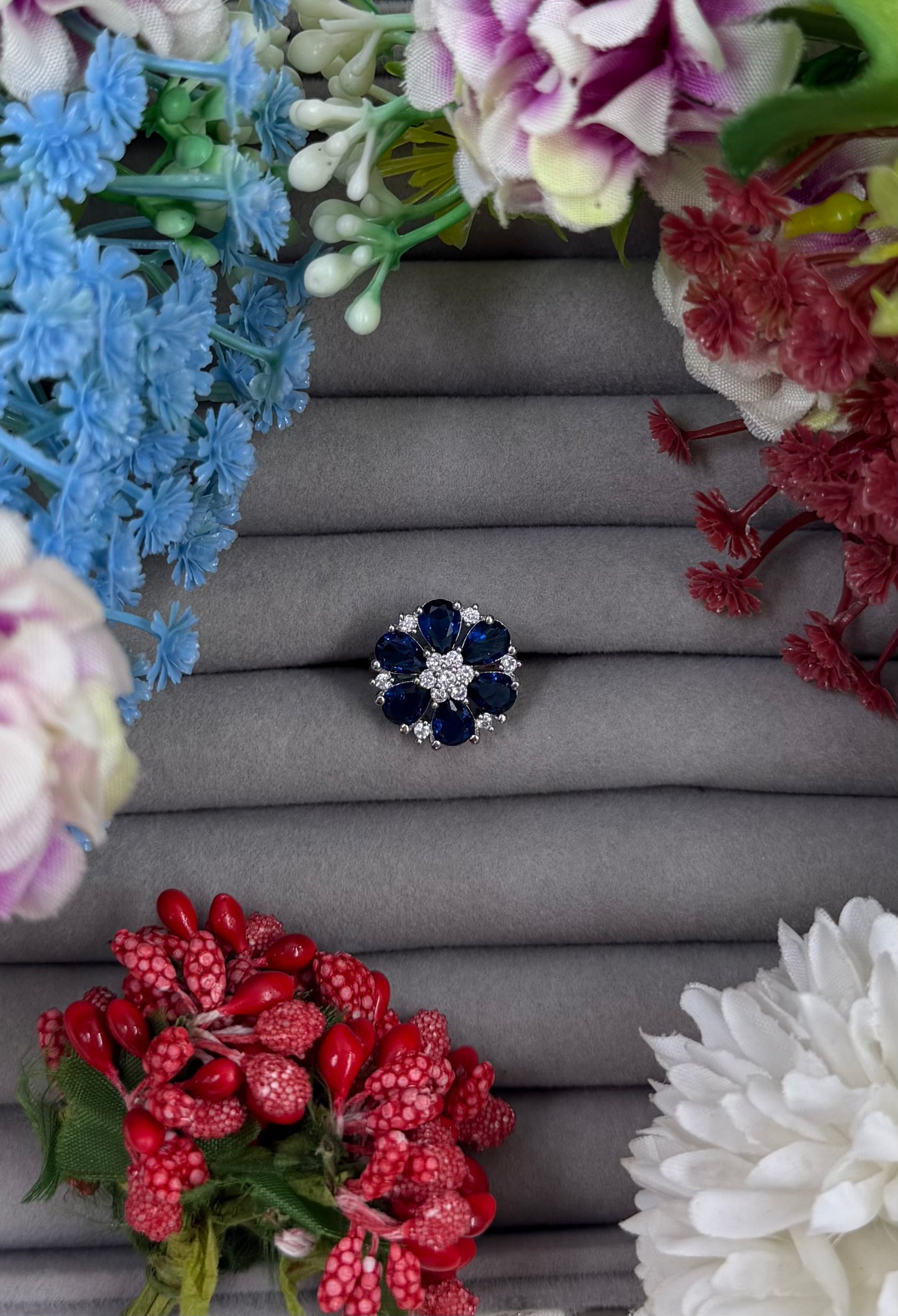 Julia American Diamond Ring (Adjustable)