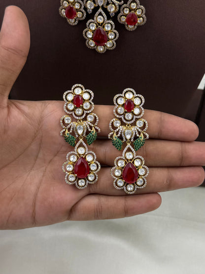 Rajlaxmi Kundan Choker Necklace Set