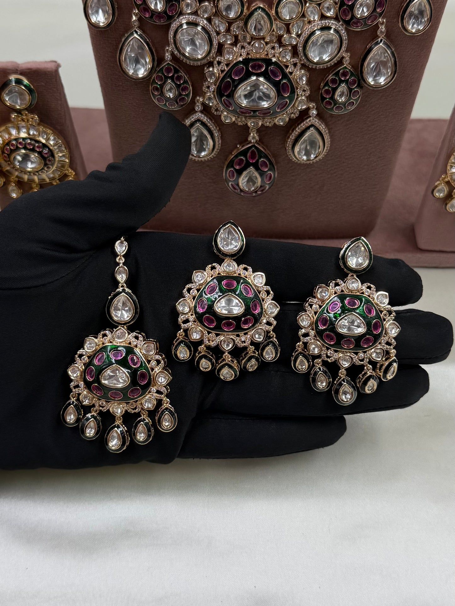 Jigna Premium Moissanite Combo Set