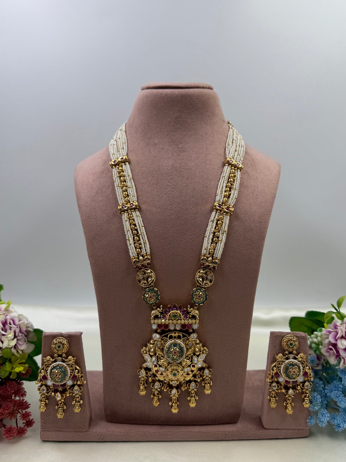 Veda Heritage Long Necklace Set