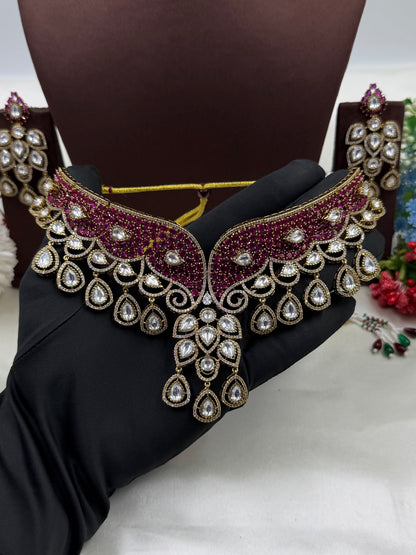 Aanya Victorian Choker Necklace Set