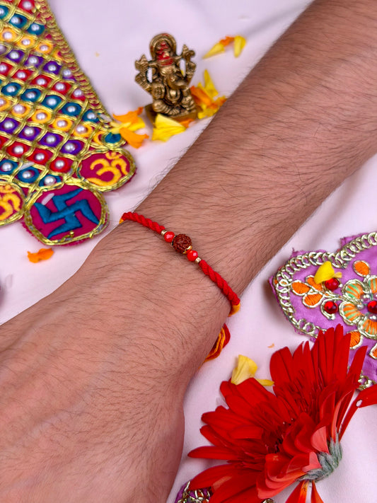 Classic Rudraksha Rakhi