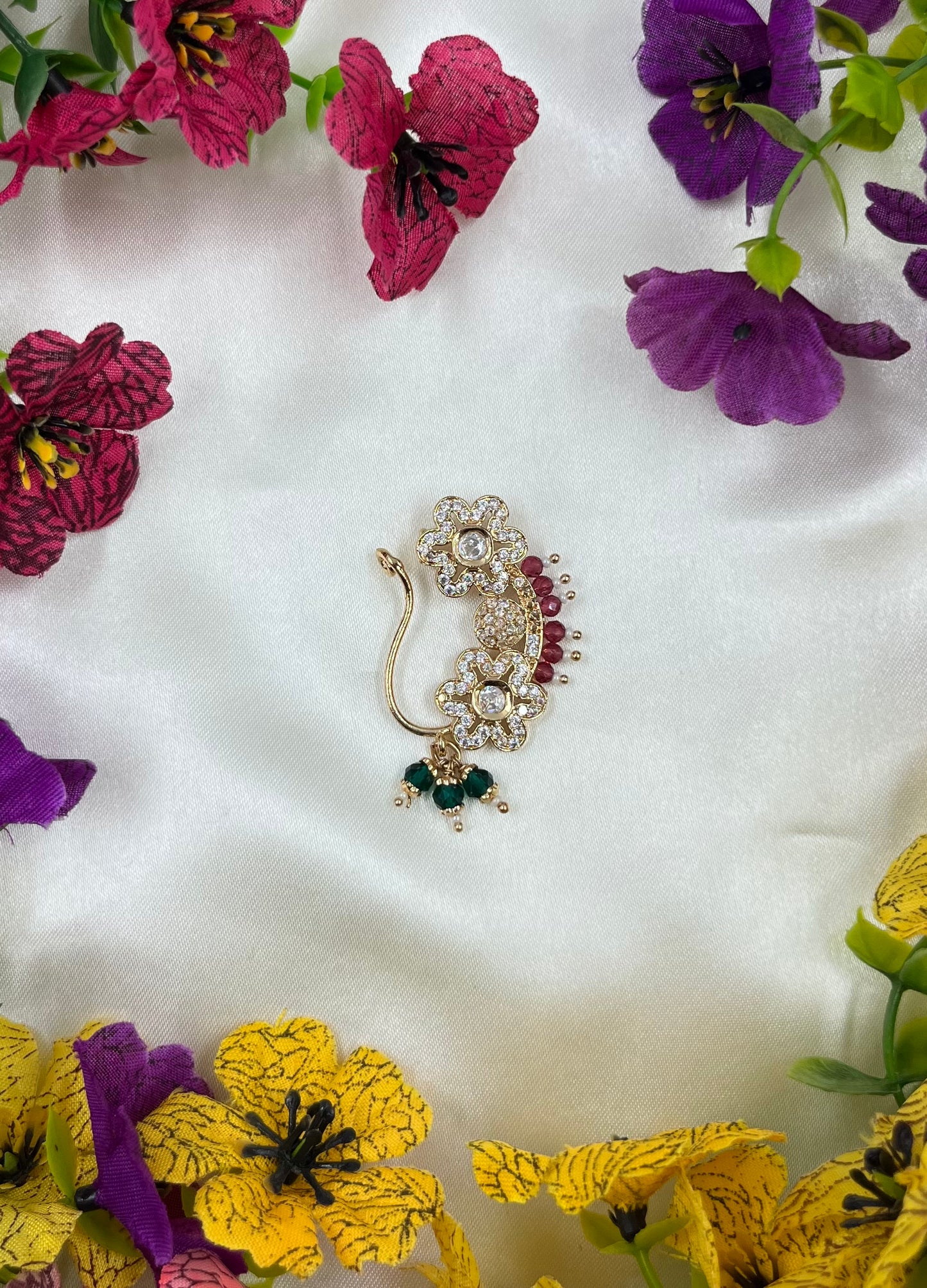 Smita Moissanite Nose Ring