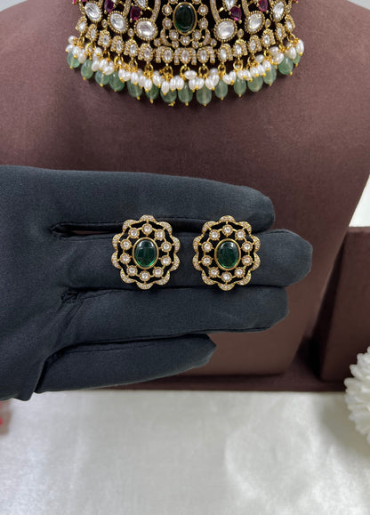 Rekha Victorian Choker Premium Necklace