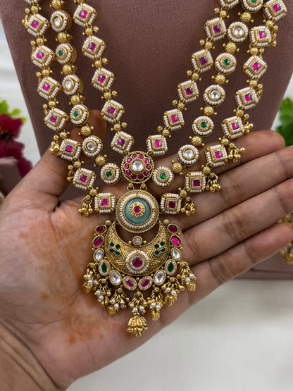 Jyoti Heritage Chorski Combo Necklace Set