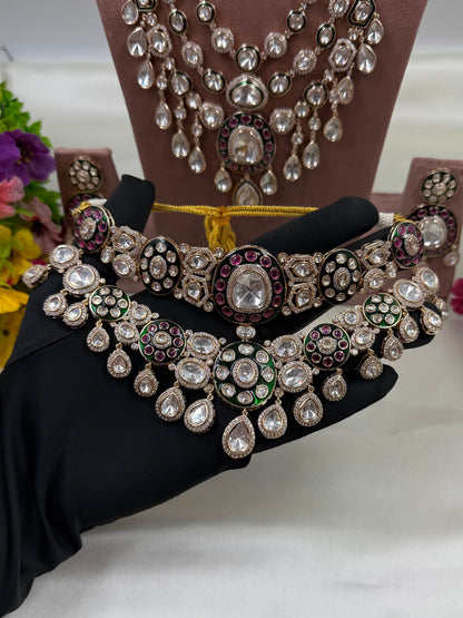 Sanchita Moissanite Premium Semi Bridal Set