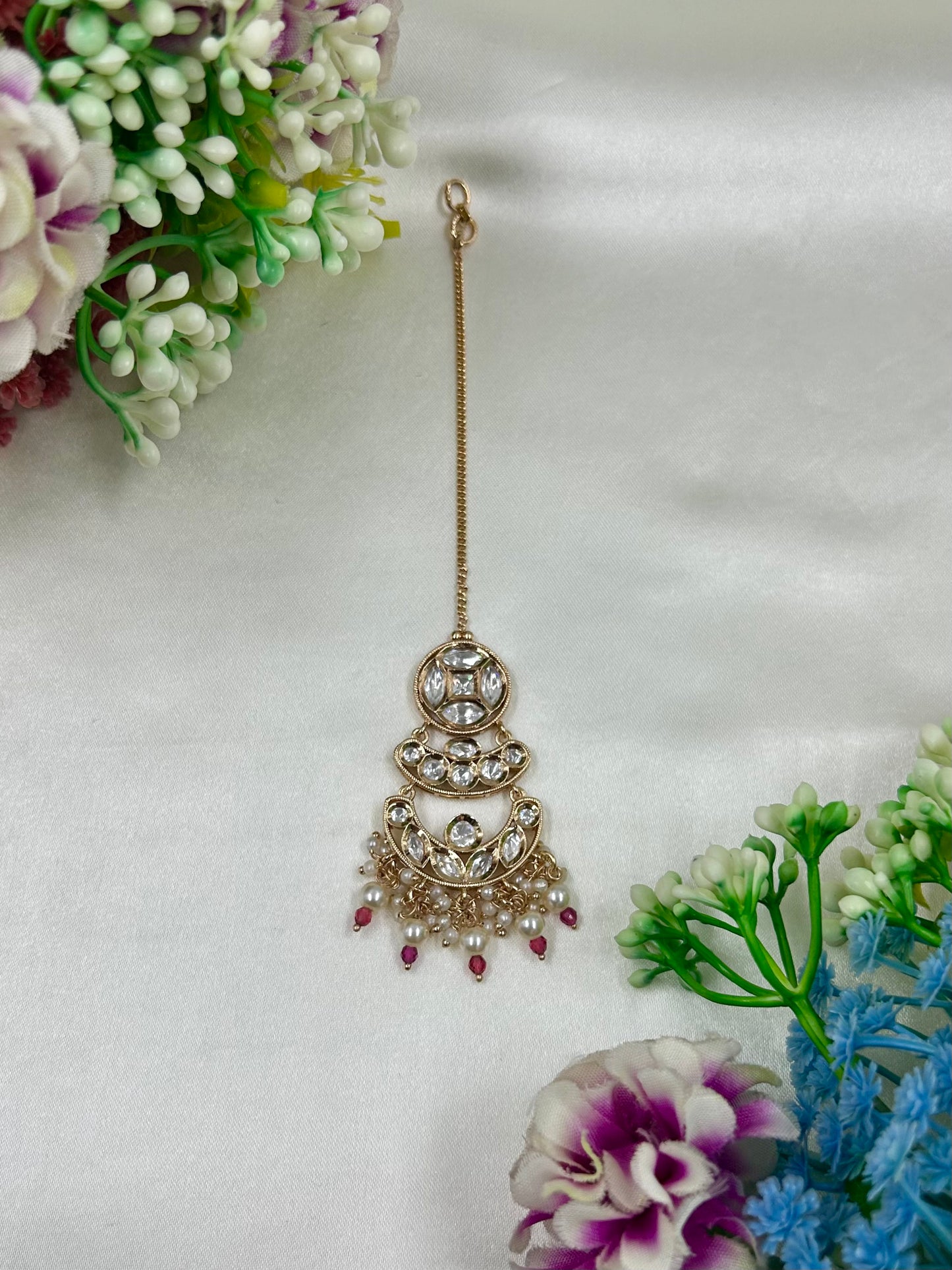 Isha Moissanite Mang Tika