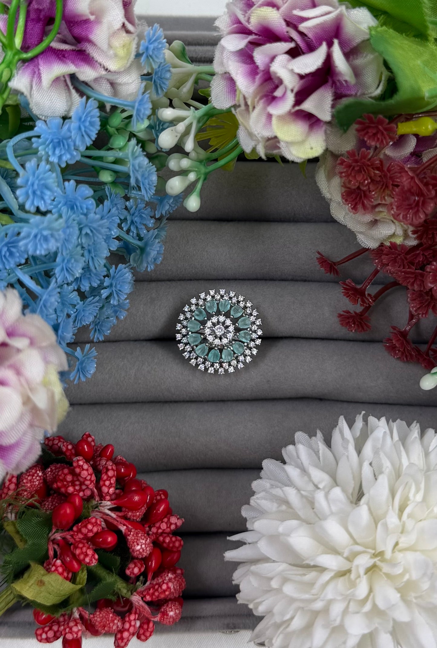 Kenzie American Diamond Ring (Adjustable)