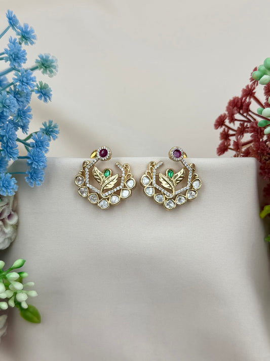 Priya Moissanite Earring
