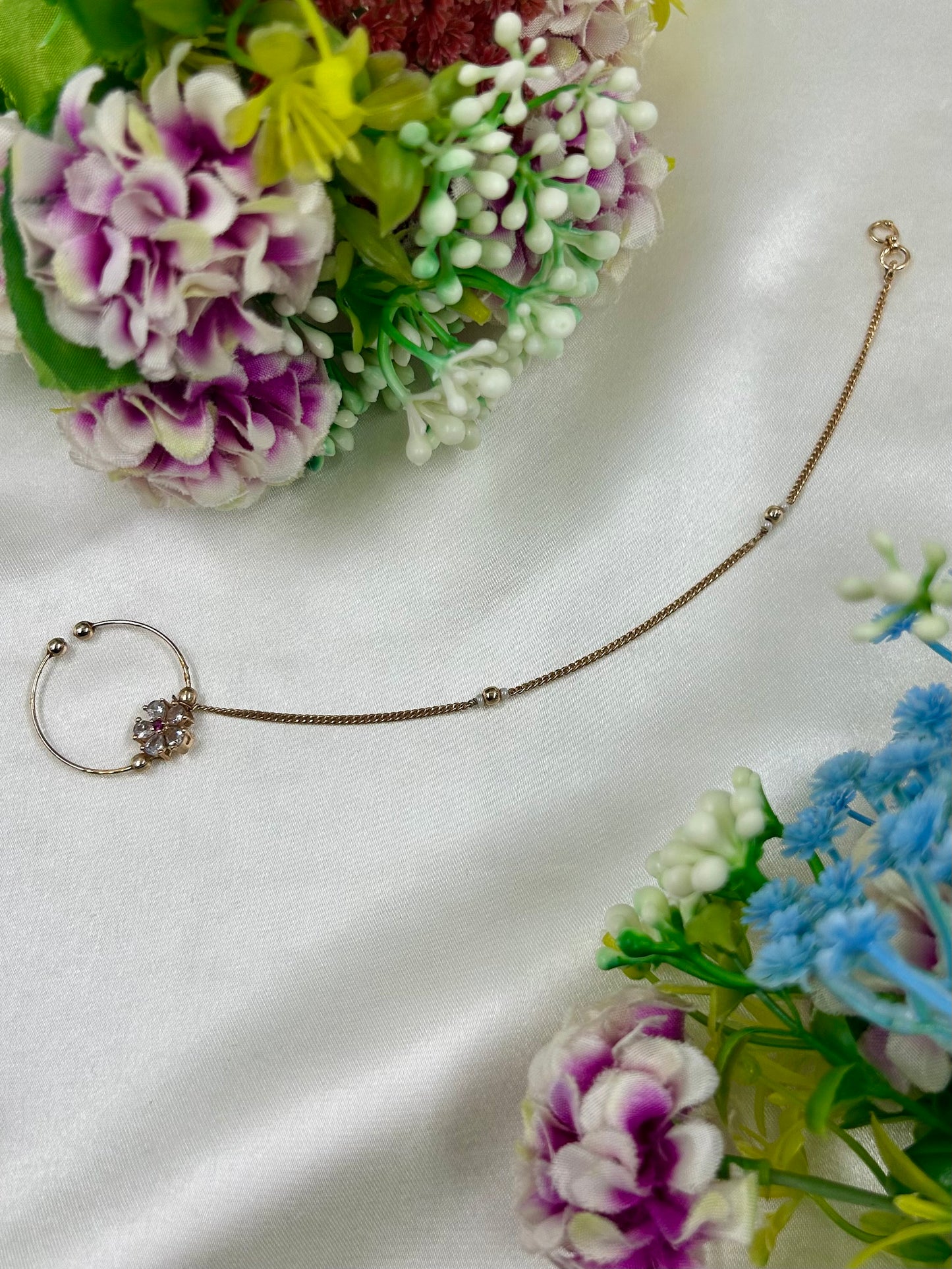 Supriya Moissanite Nose Ring