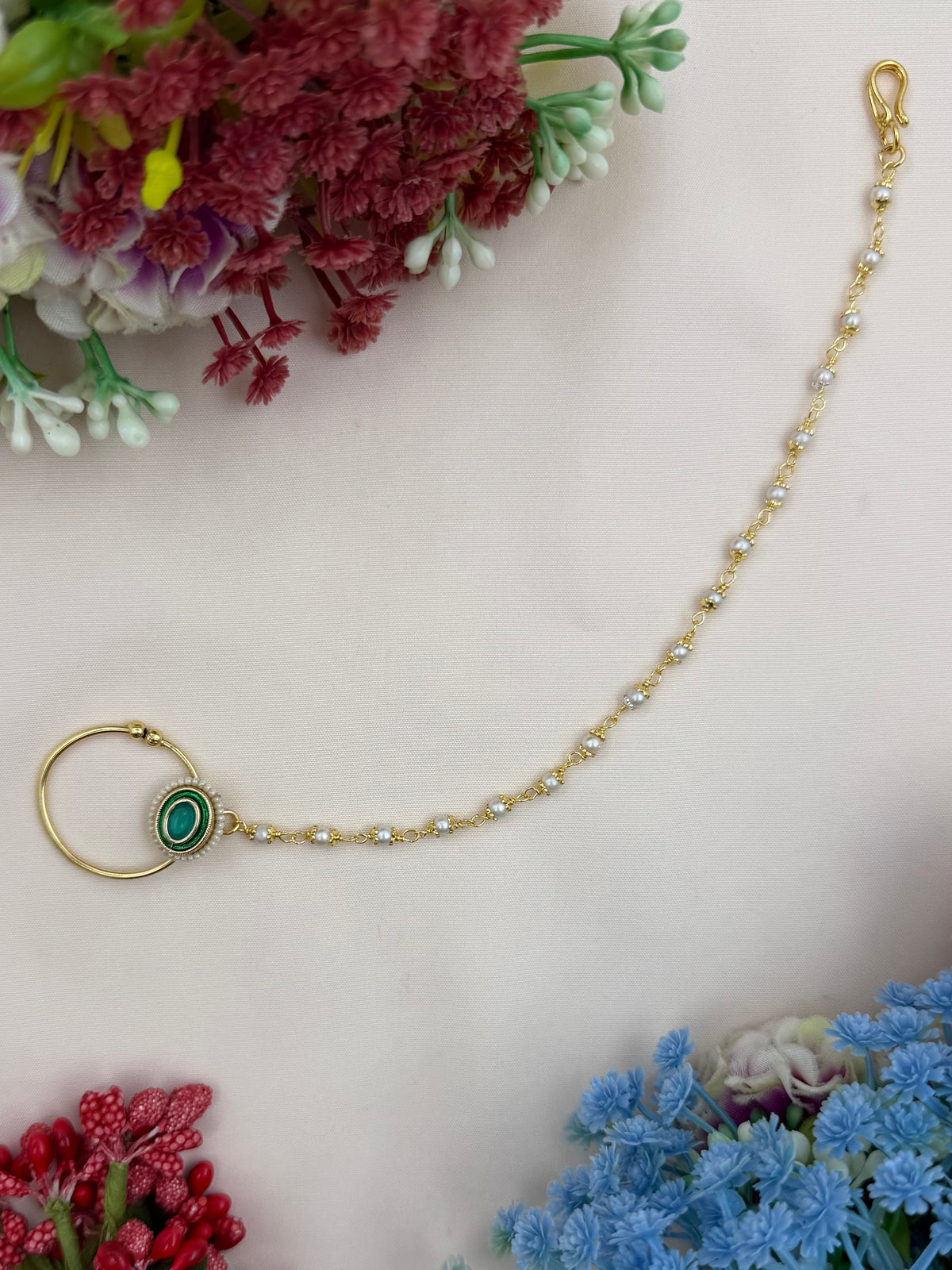 Nanda Traditional Indian Nose Ring