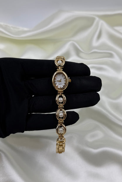 Savi Gold Stainless Steel Watch (Adjustable)