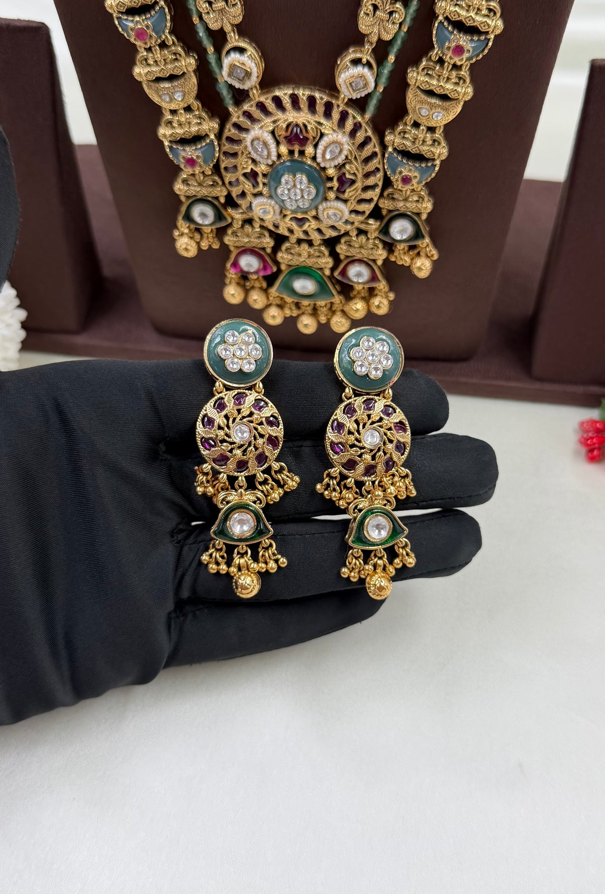 Sakshi Heritage Long Necklace Set