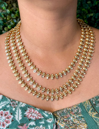 Ruchika Moissanite Necklace Set
