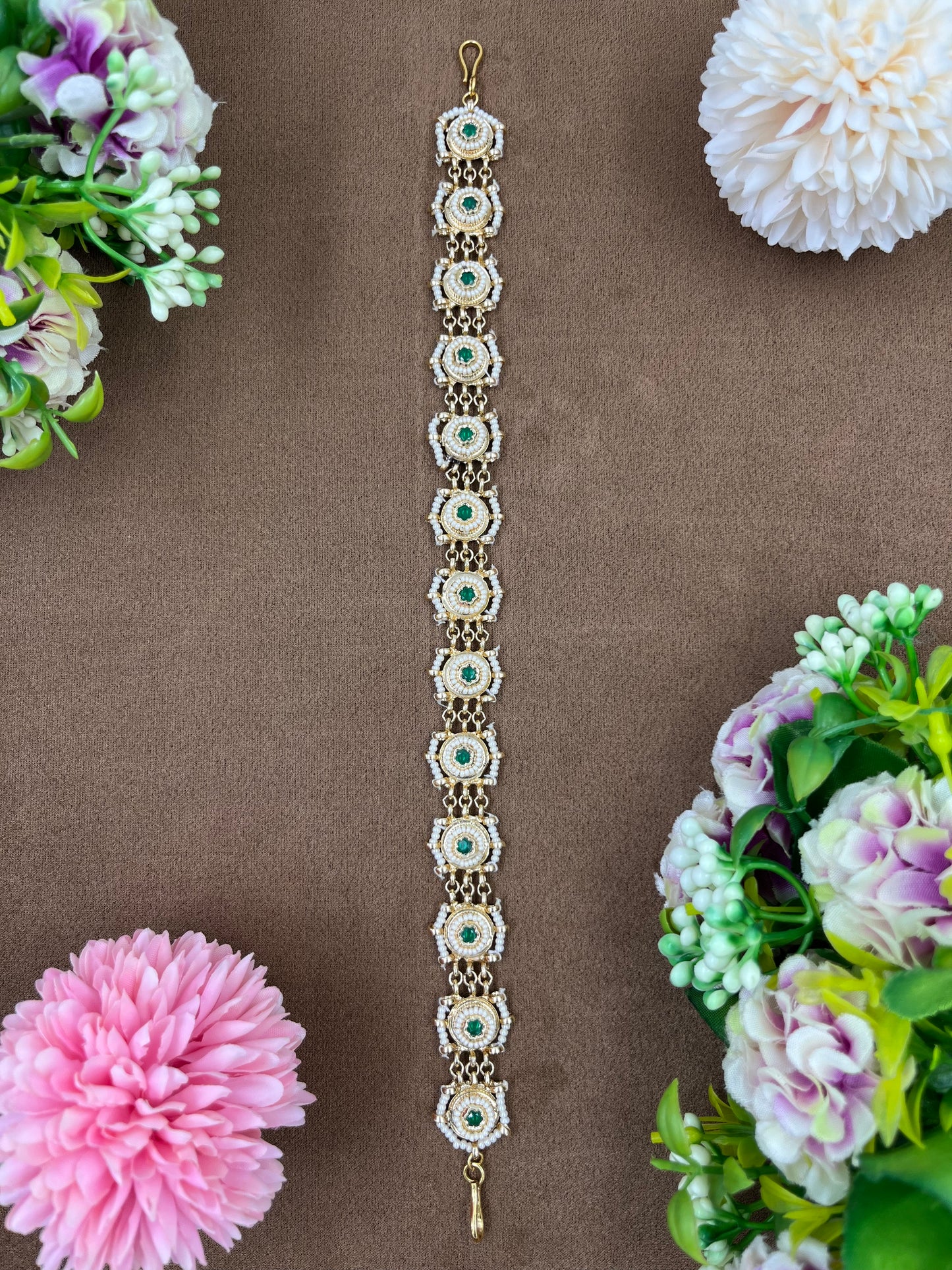 Lata Moissanite Pal Sheesh Patti