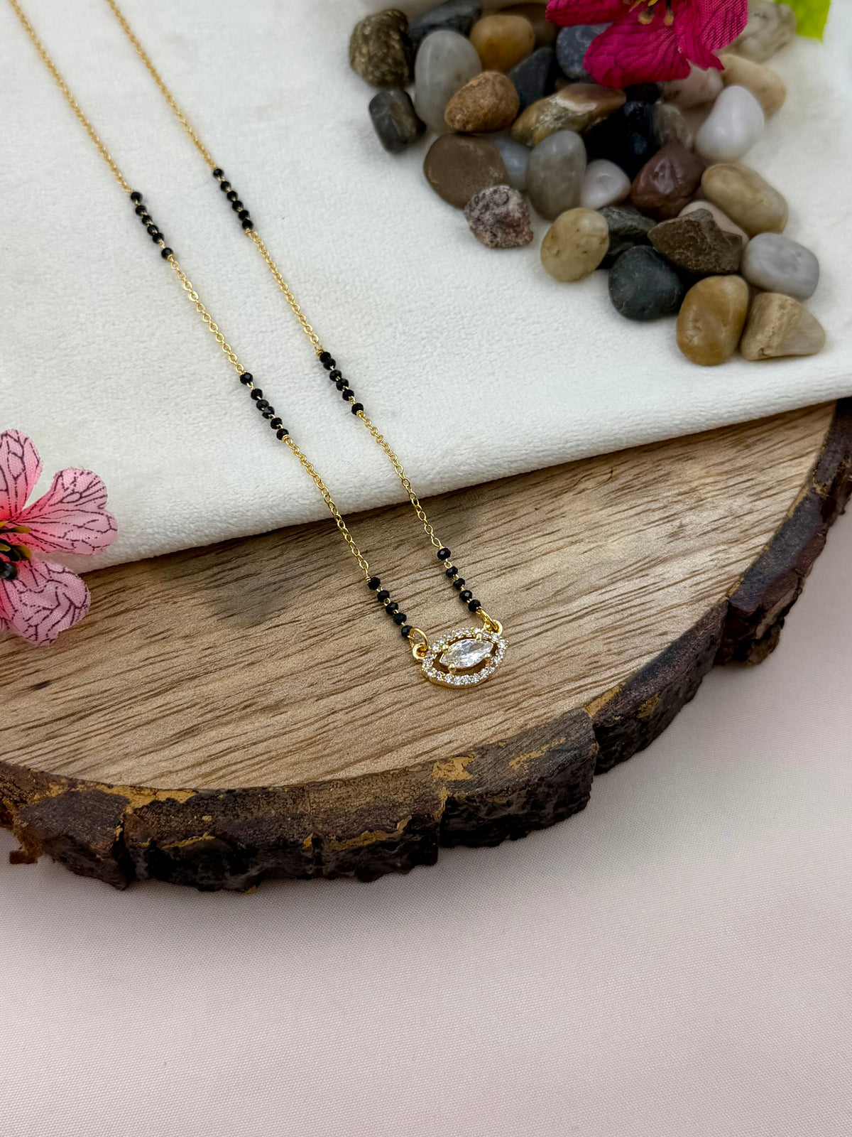 Eye-Shaped Mangalsutra