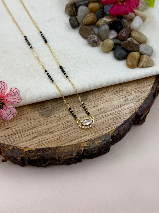Eye-Shaped Mangalsutra