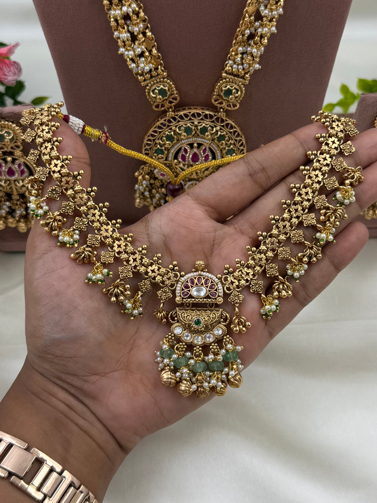 Sachi Heritage Combo Necklace Set
