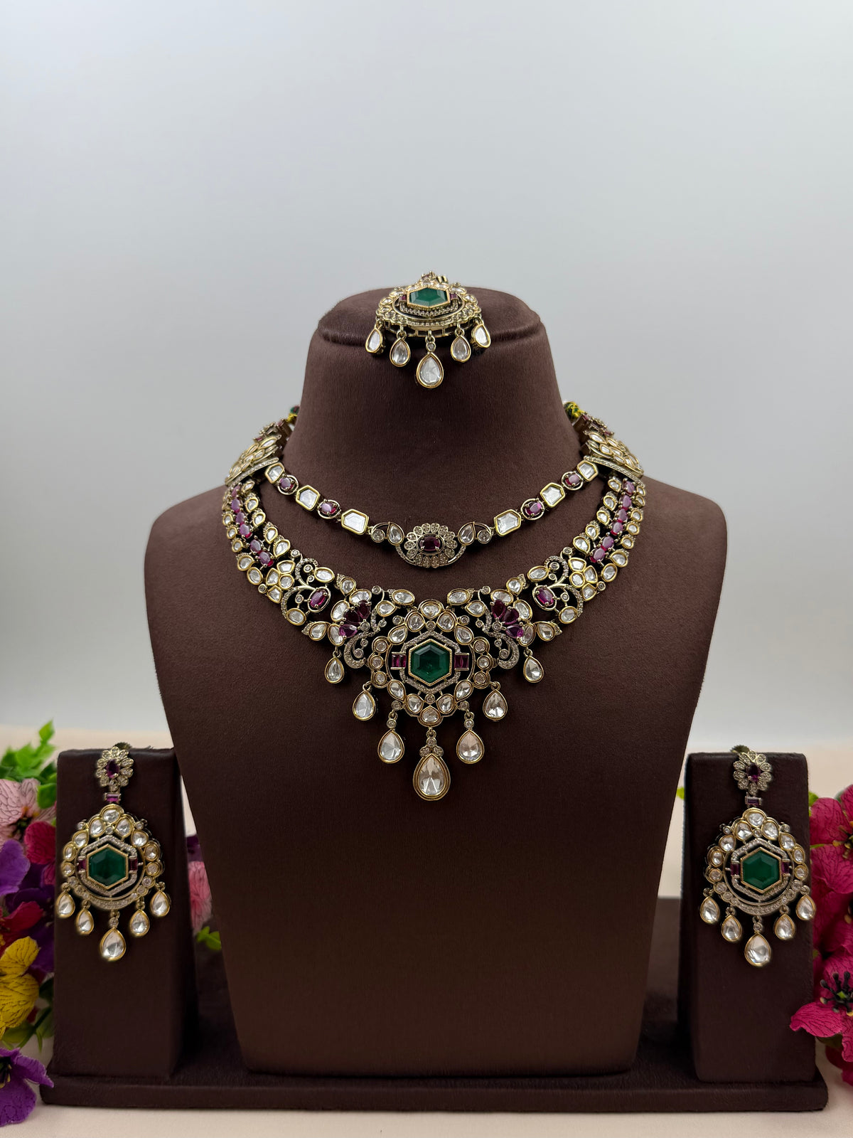 Rukmini Victorian Necklace Set
