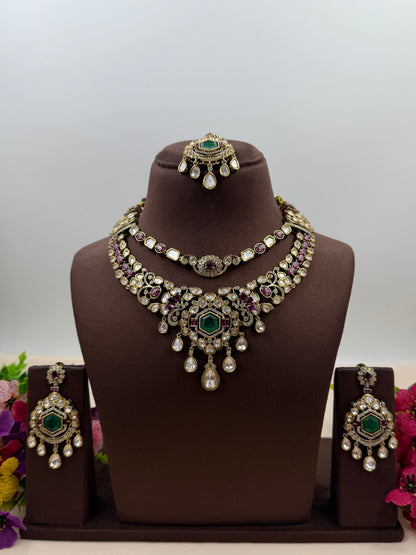 Rukmini Victorian Necklace Set