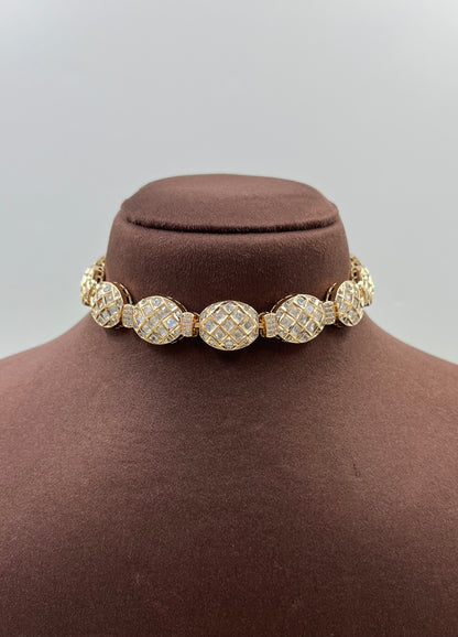 Prabha Moissanite Choker Necklace