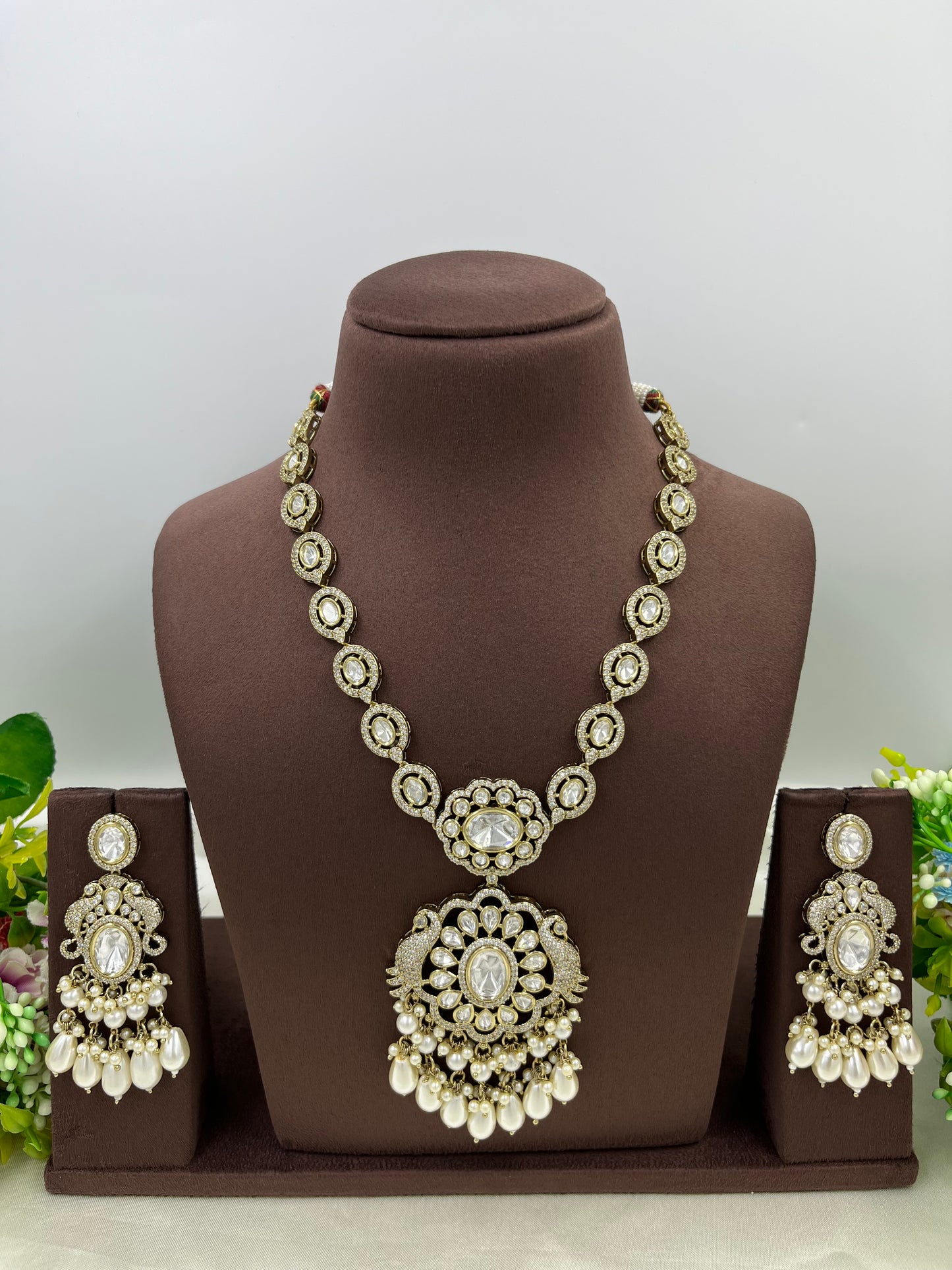Kruti Premium Moissanite Necklace