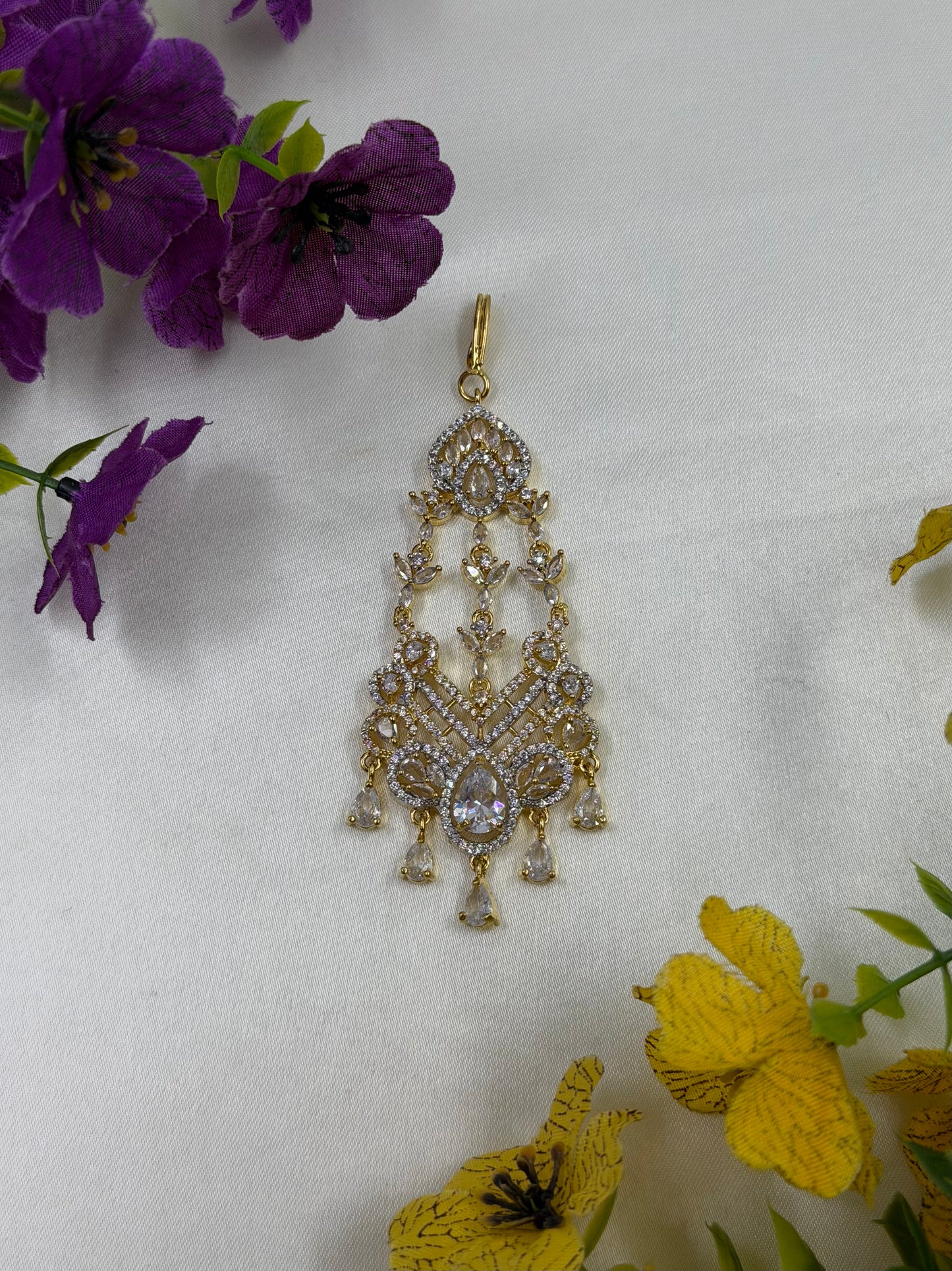 Anita American Diamond Two Tone Passa