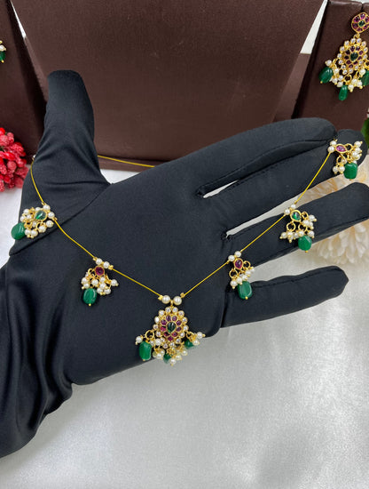 Veda Invisible South Indian Necklace