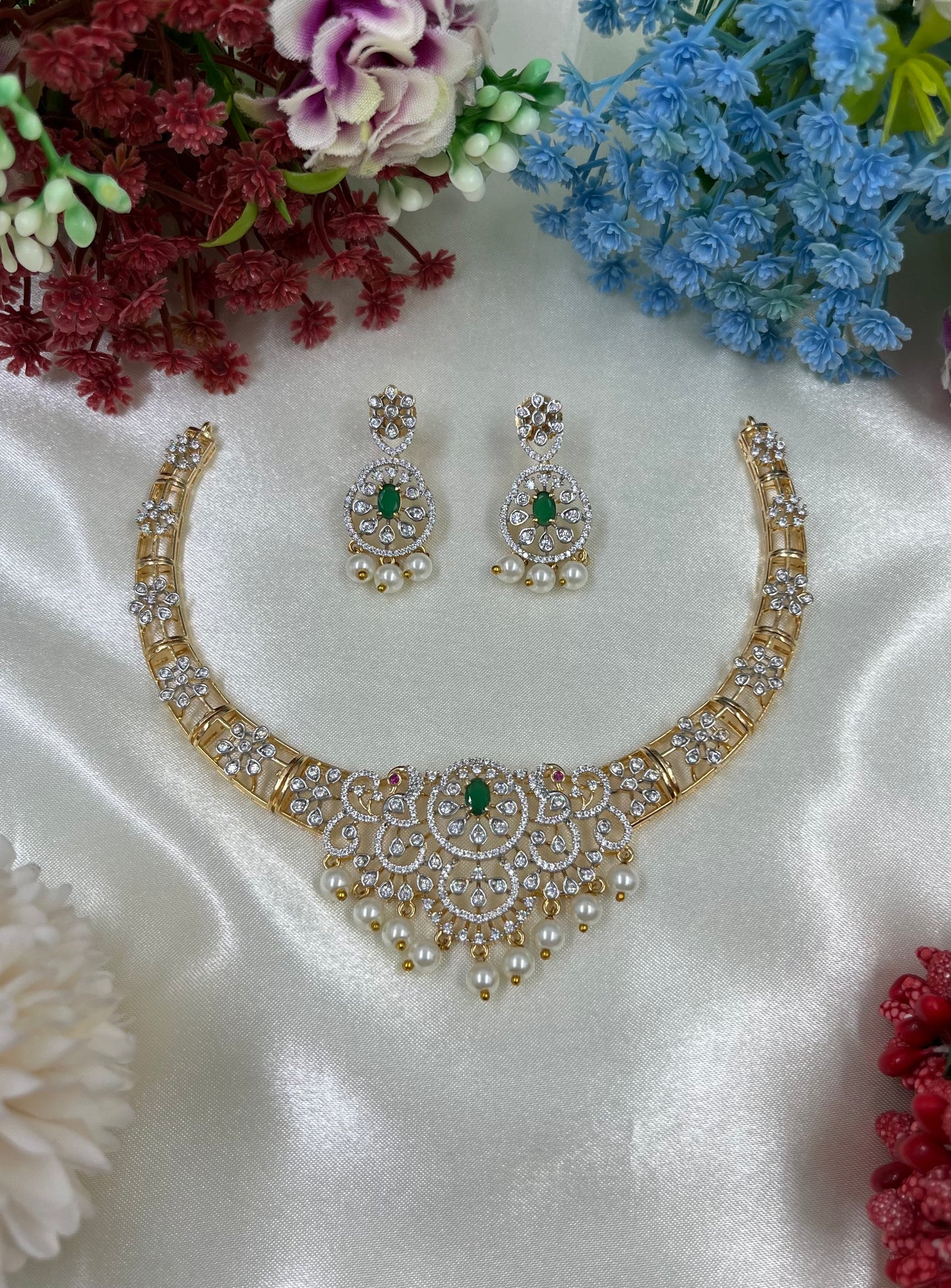 Harini Traditional Micro Gold Necklace