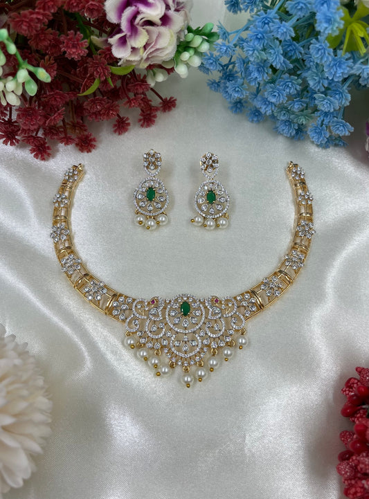 Harini Traditional Micro Gold Necklace