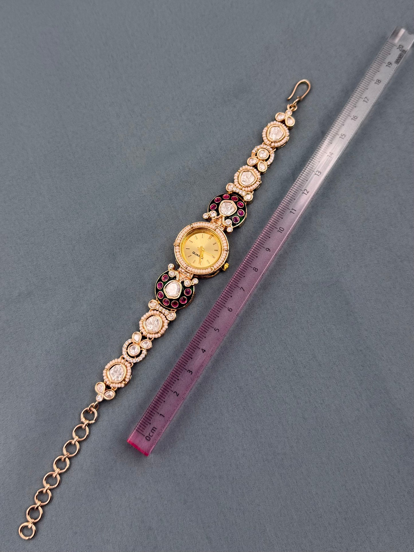 Kashish Moissanite Watch (Adjustable)