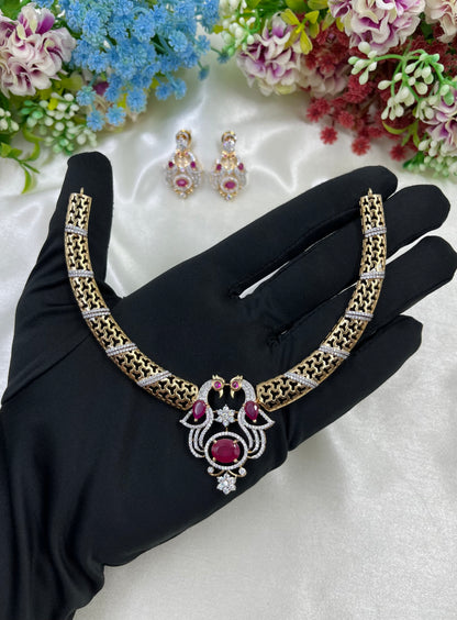Gowri Traditional Micro Gold Necklace