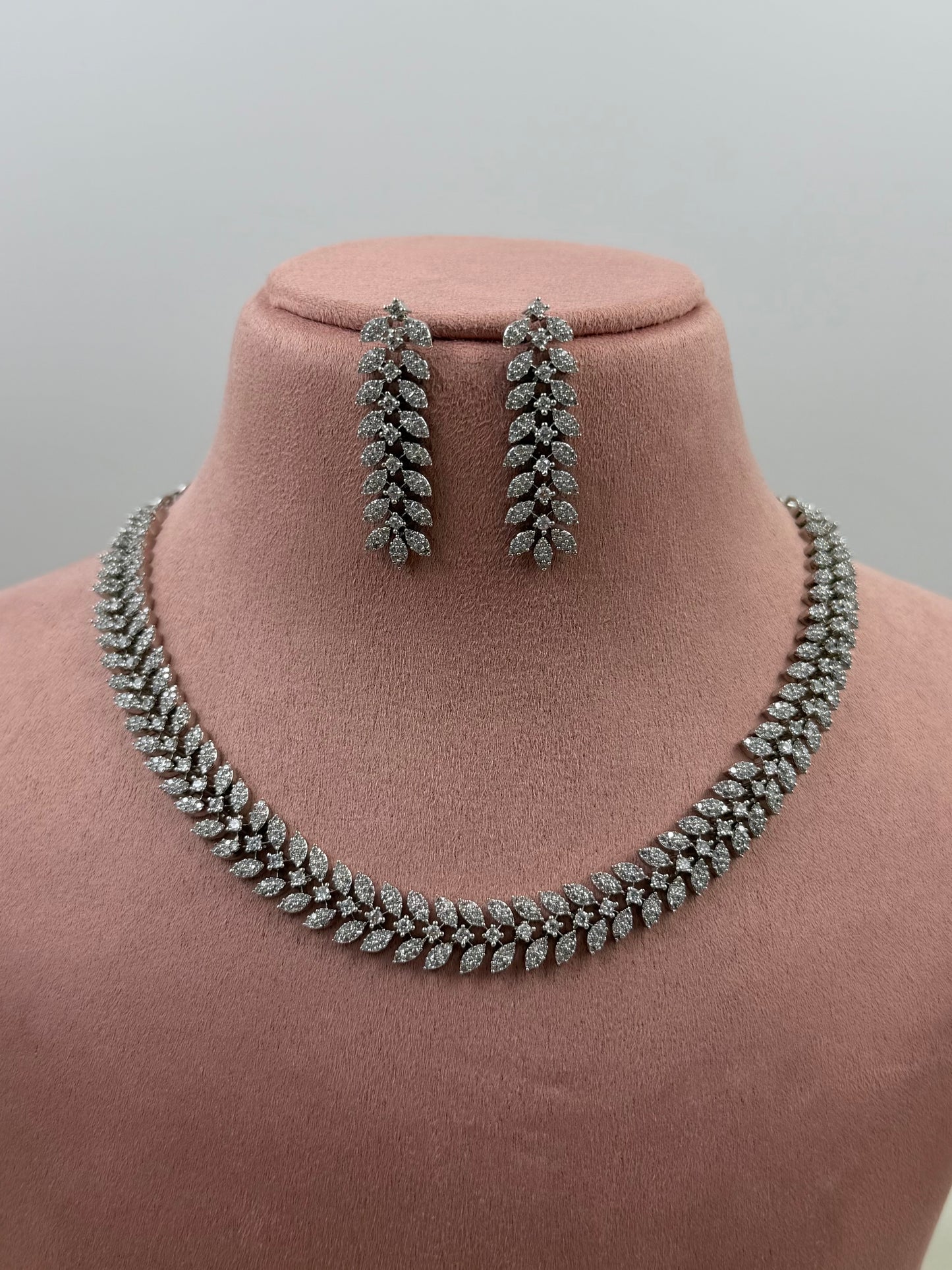 Hansika American Diamond Necklace Set