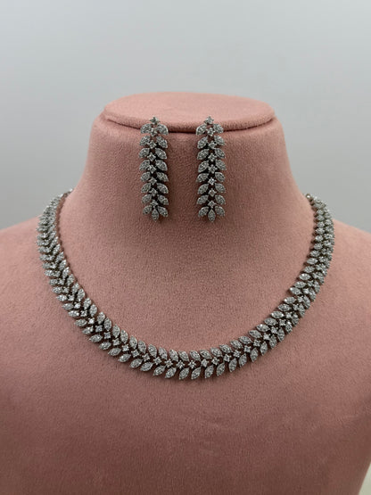 Hansika American Diamond Necklace Set
