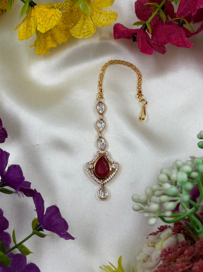 Juhi Moissanite Mang Tika
