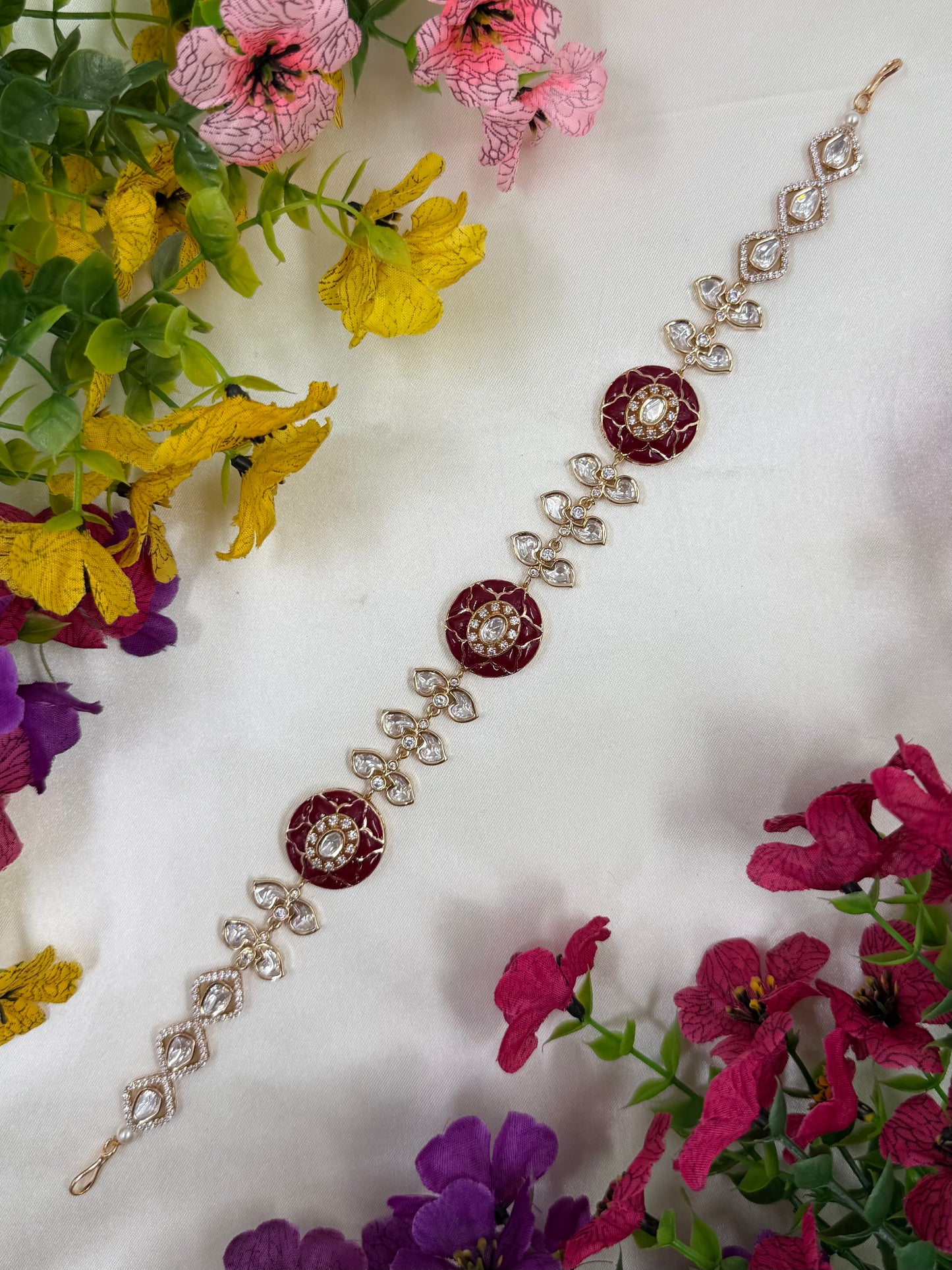 Aalia Moissanite Sheesh Patti