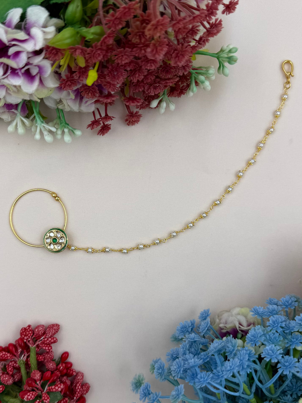 Prisha Traditional Indian Nose Ring