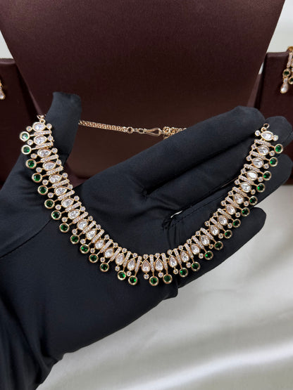 Rashmi Moissanite Delicate Necklace
