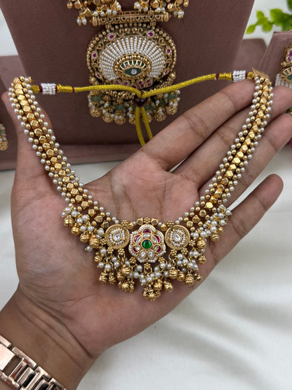 Netra Heritage Chorski Combo Necklace Set