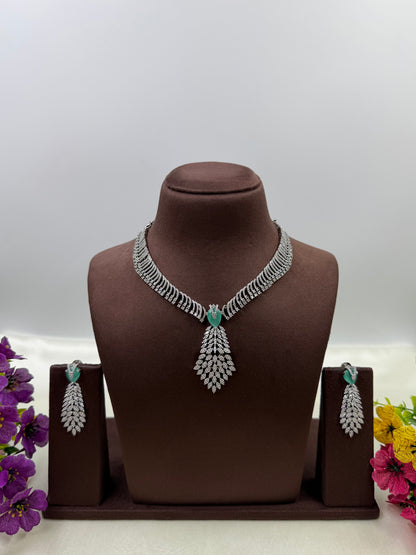 Rubina American Diamond Premium Necklace