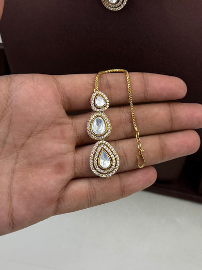 Rohini Premium Jaipuri Kundan Choker Set