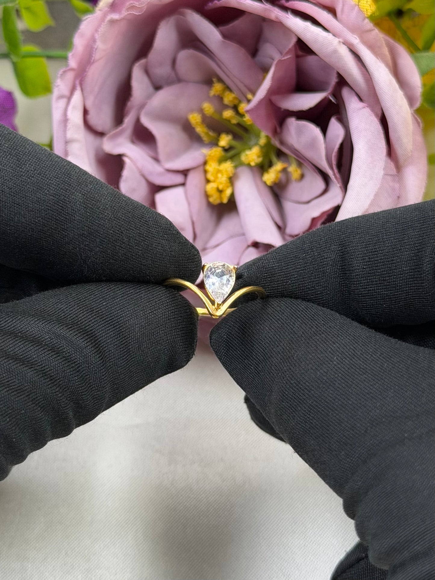 Emma Anti-Tarnish Stainless Steel Ring