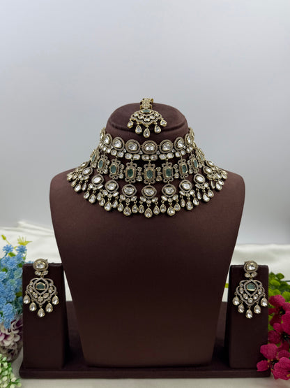 Bhavika Victorian Choker Necklace Set